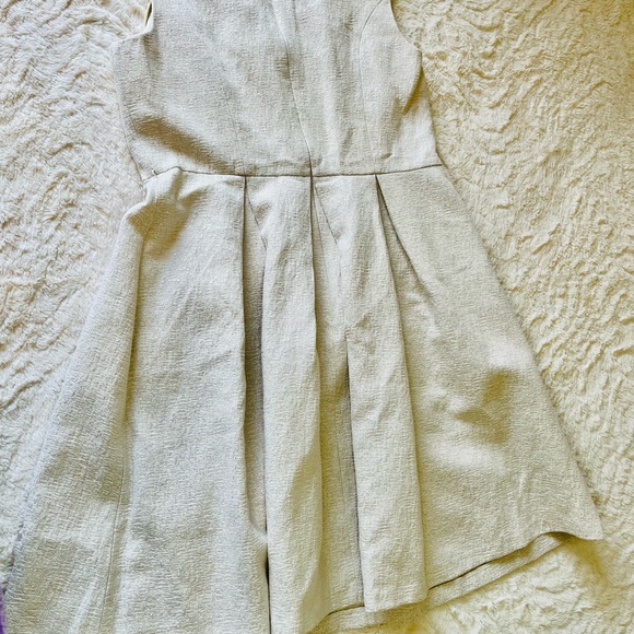 Liz Claiborne white metallic dress size 14 new without tag. - Picture 2 of 6